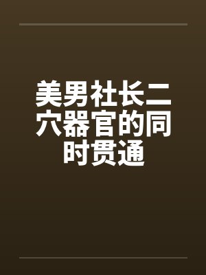 美男社长二穴器官的同时贯通